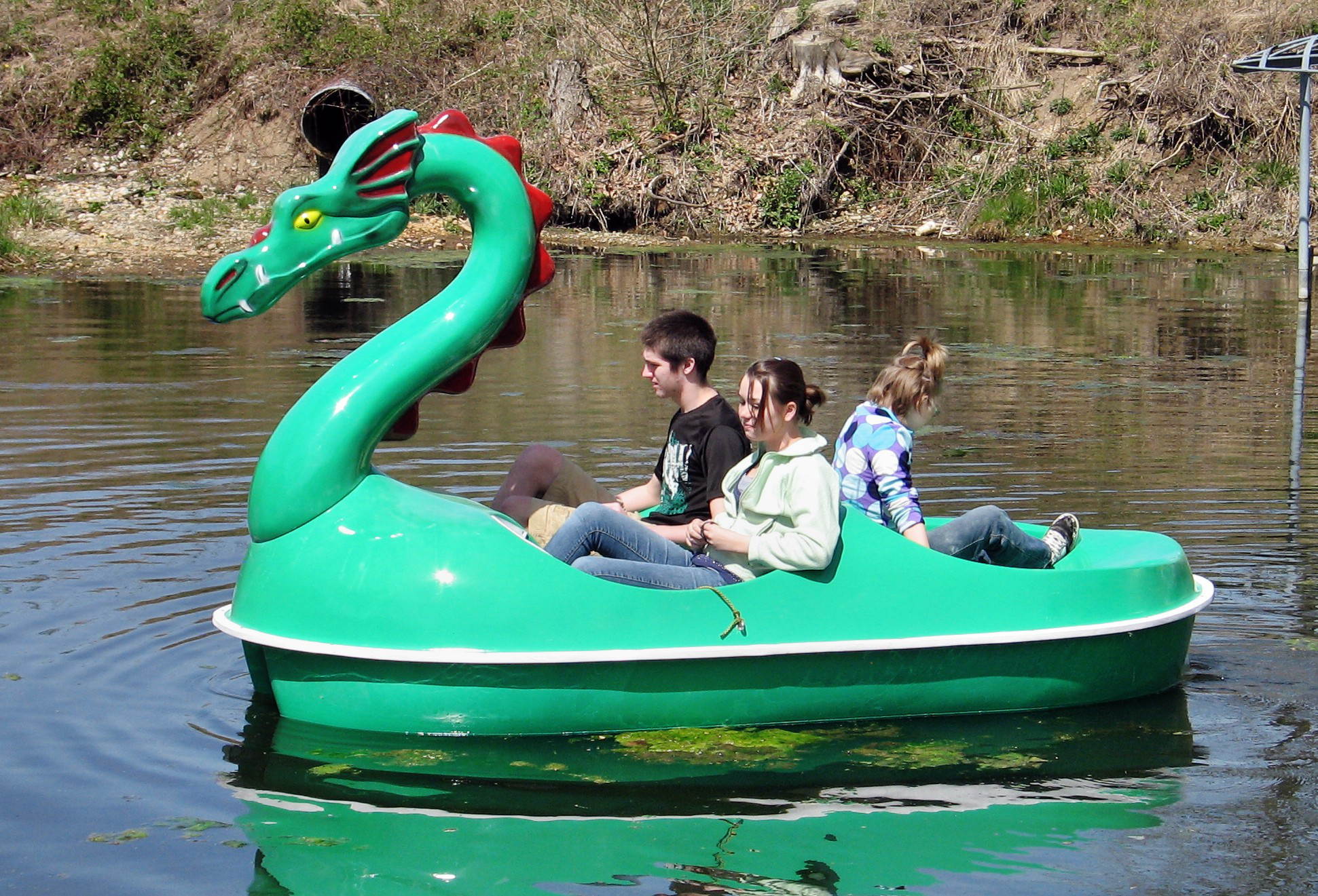 Adventure Glass Dragon Pedal Boat